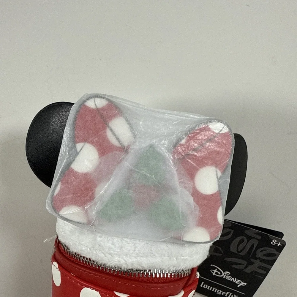 Loungefly Disney‎ Purse Minnie Mouse Cosplay Christmas Stocking Crossbody Bag